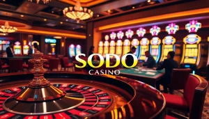 Experience the thrill of playing at SODO Casino with exciting tables and vibrant slots.