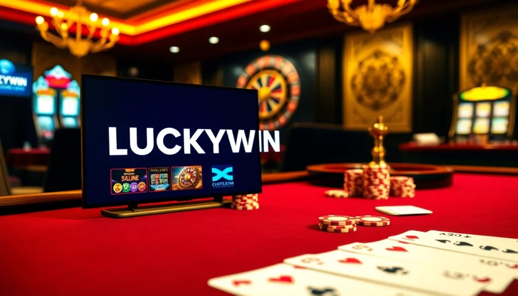 Experience thrilling gameplay at LUCKYWIN with vibrant casino tables and dynamic betting options.