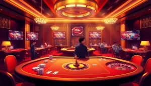 Experience the excitement of live betting at 32win com in a luxurious online casino setting.