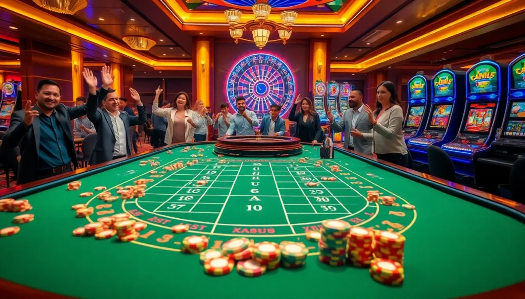 Experience the excitement of betting at XX88 COM with players engaging around a dynamic craps table.