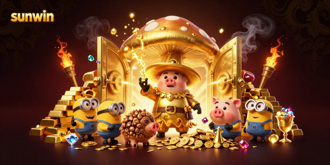 Experience the thrill of winning at sunwin with vibrant treasures and games in an exciting casino setting.