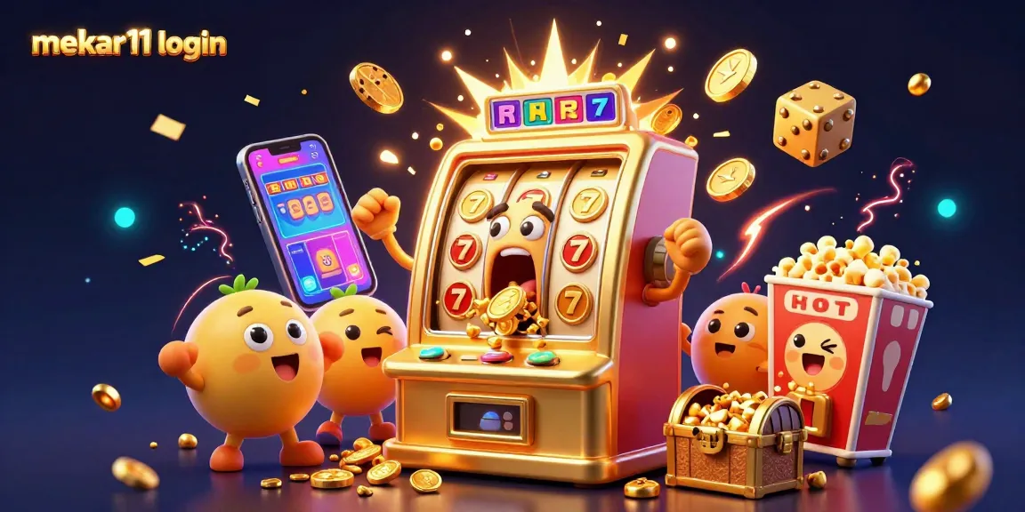 Experience excitement with mekar11 login at the vibrant 3D slots scene filled with golden jackpots.