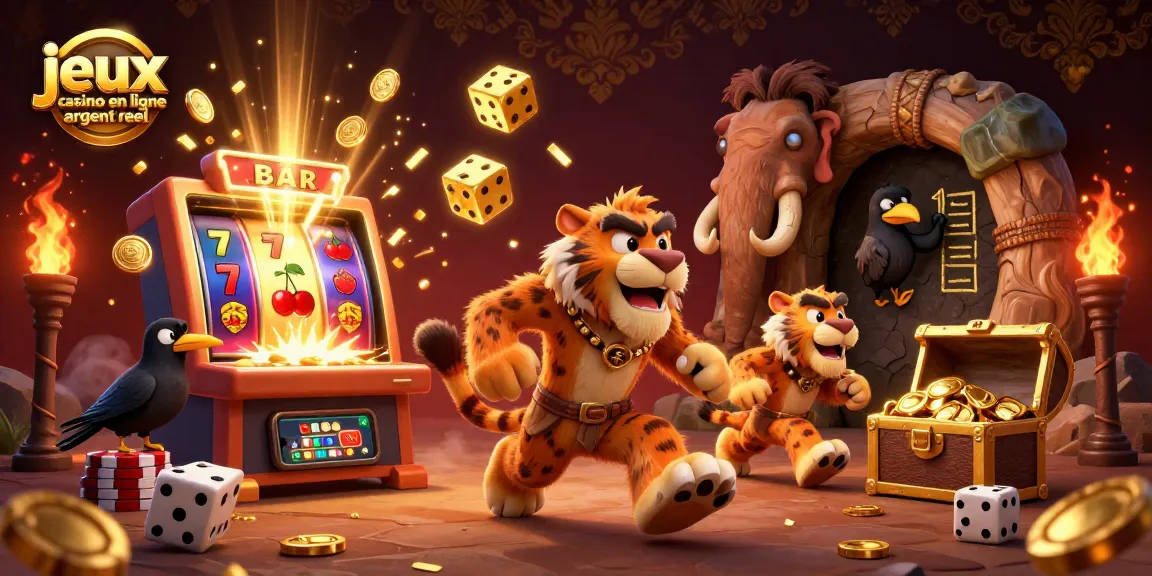 Jouez à des jeux casino en ligne argent réel avec excitation et gains dans un décor ludique.