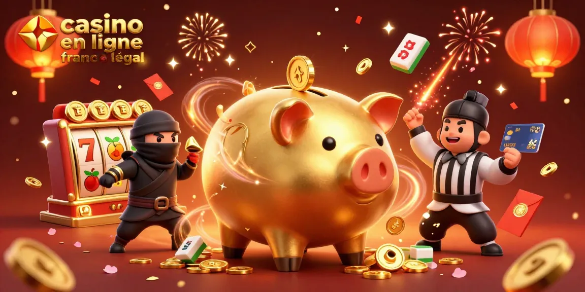 Jouez à des jeux de casino en ligne France légal avec des personnages colorés et dynamiques au sein d'une scène festive